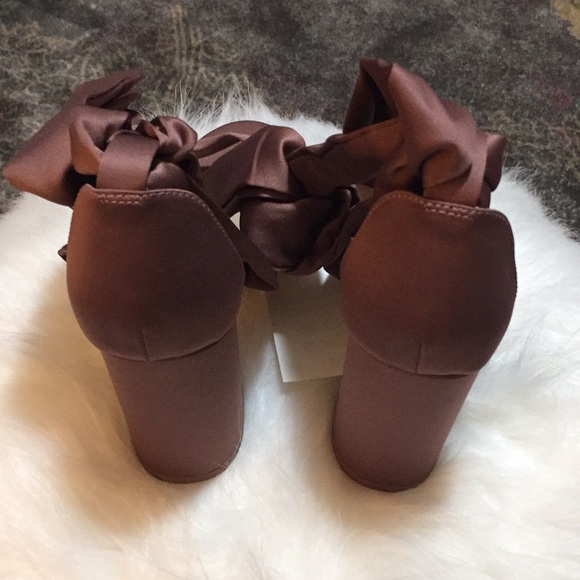 H&M Satin lace up heels - Picture 2 of 4